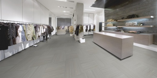 Přírodní linoleum Forbo Marmoleum Modular Lines Grey granite