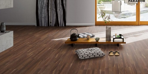 Třívrstvé dřevěné podlahy Parador Eco Balance Black Walnut European