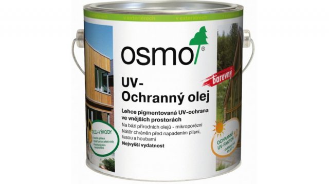 OSMO - UV - ochranný olej dub barevný EXTRA, s účinnými látkami pro exteriér